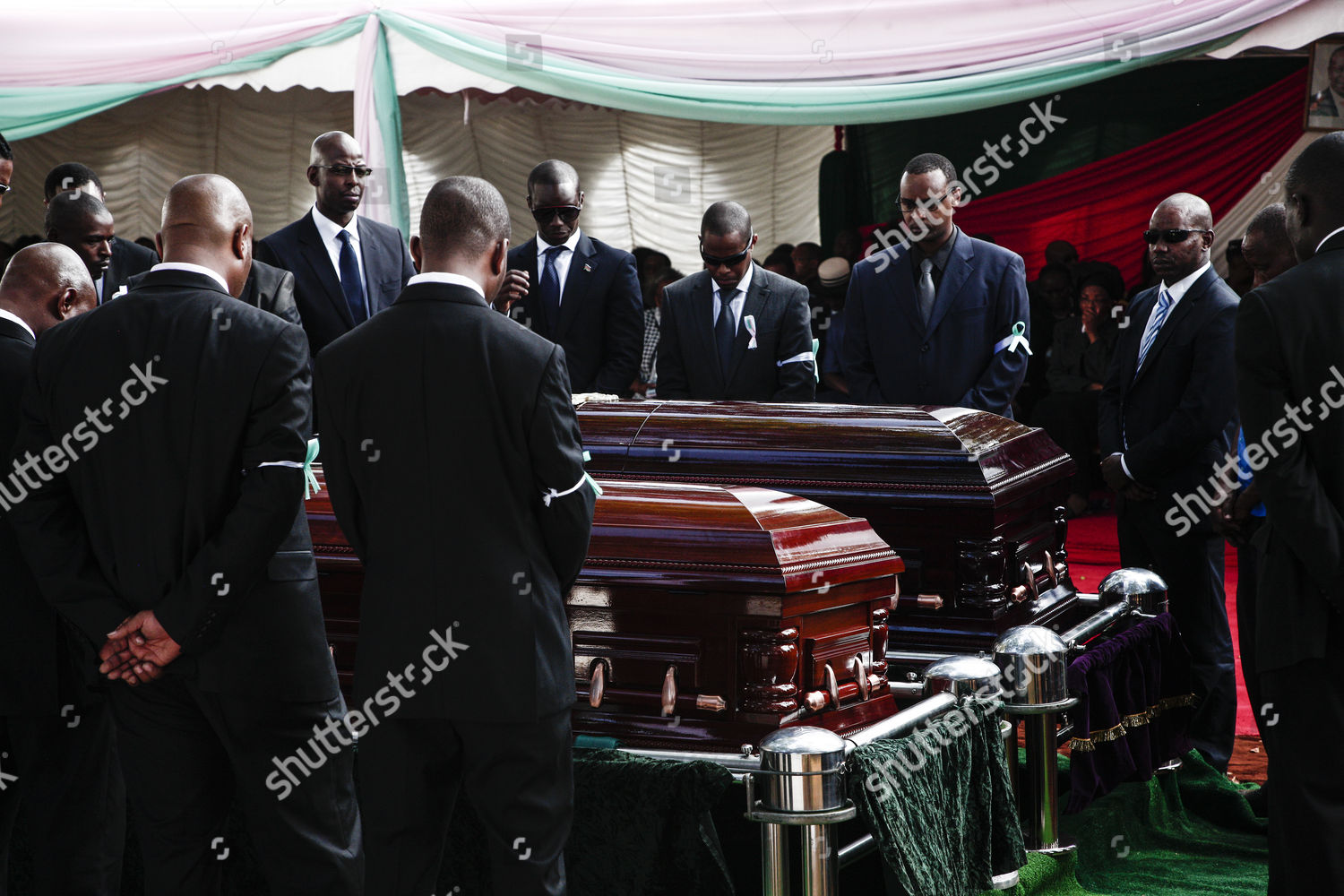 Friends Family Attend Funeral Pf Kenyan Editorial Stock Photo Stock