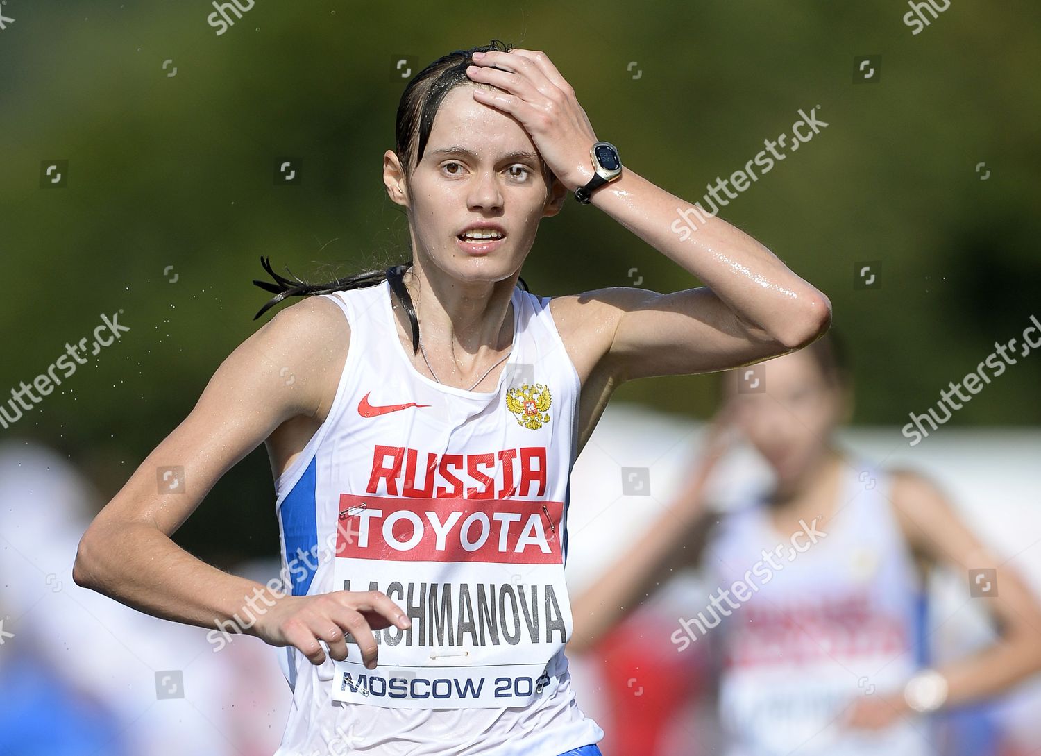 Russias Elena Lashmanova L On Her Editorial Stock Photo - Stock Image ...