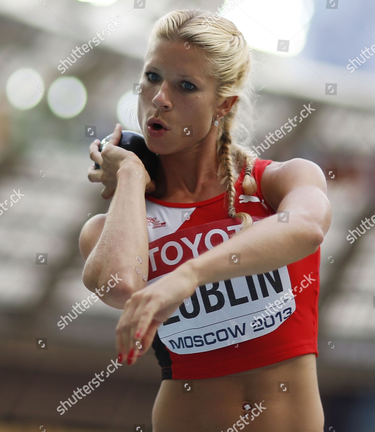 Linda Zueblin Switzerland Competes Shot Put Editorial Stock Photo