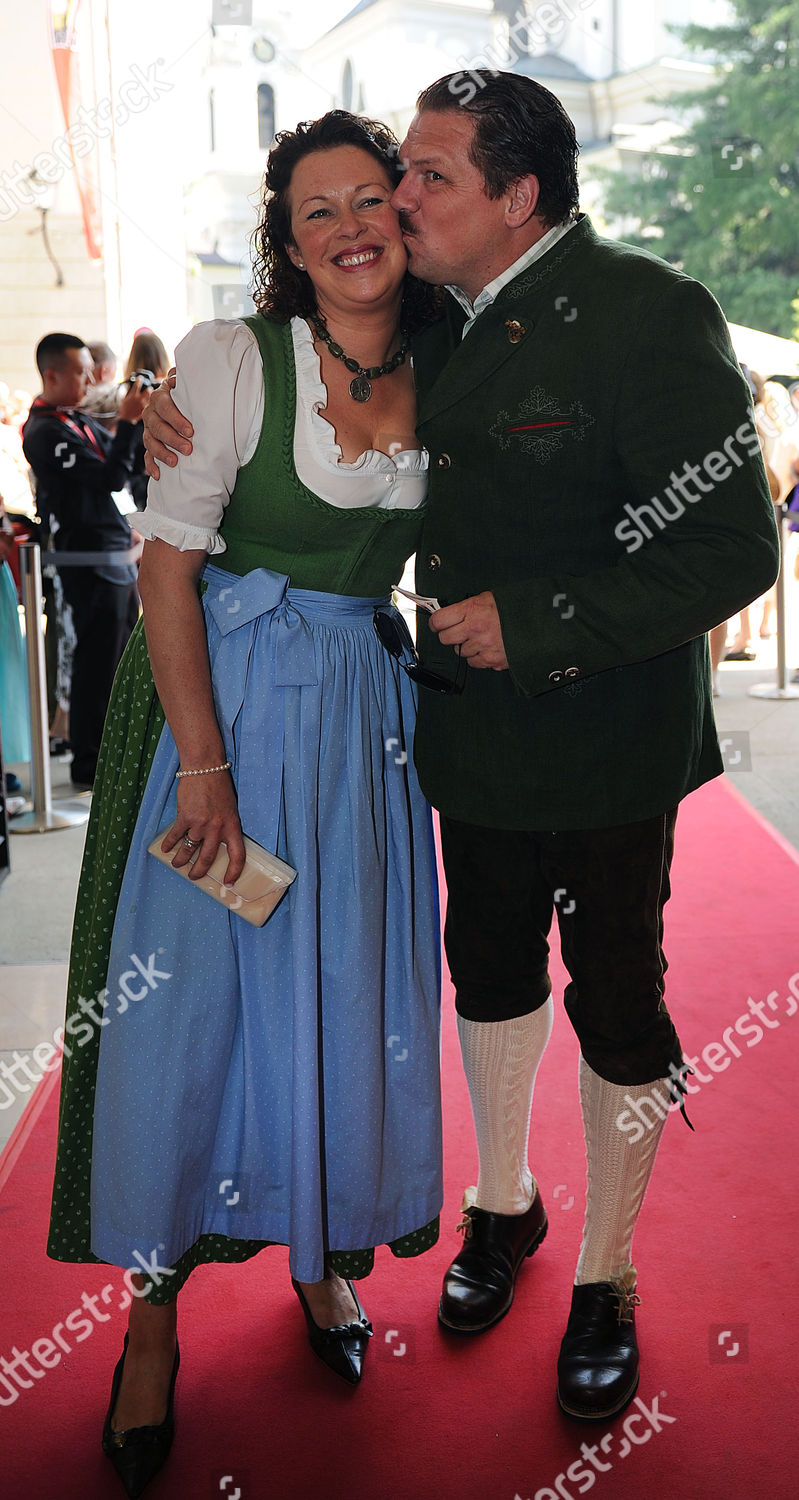 Canadiangerman Tenor Michael Schade Kisses His Editorial Stock Photo ...