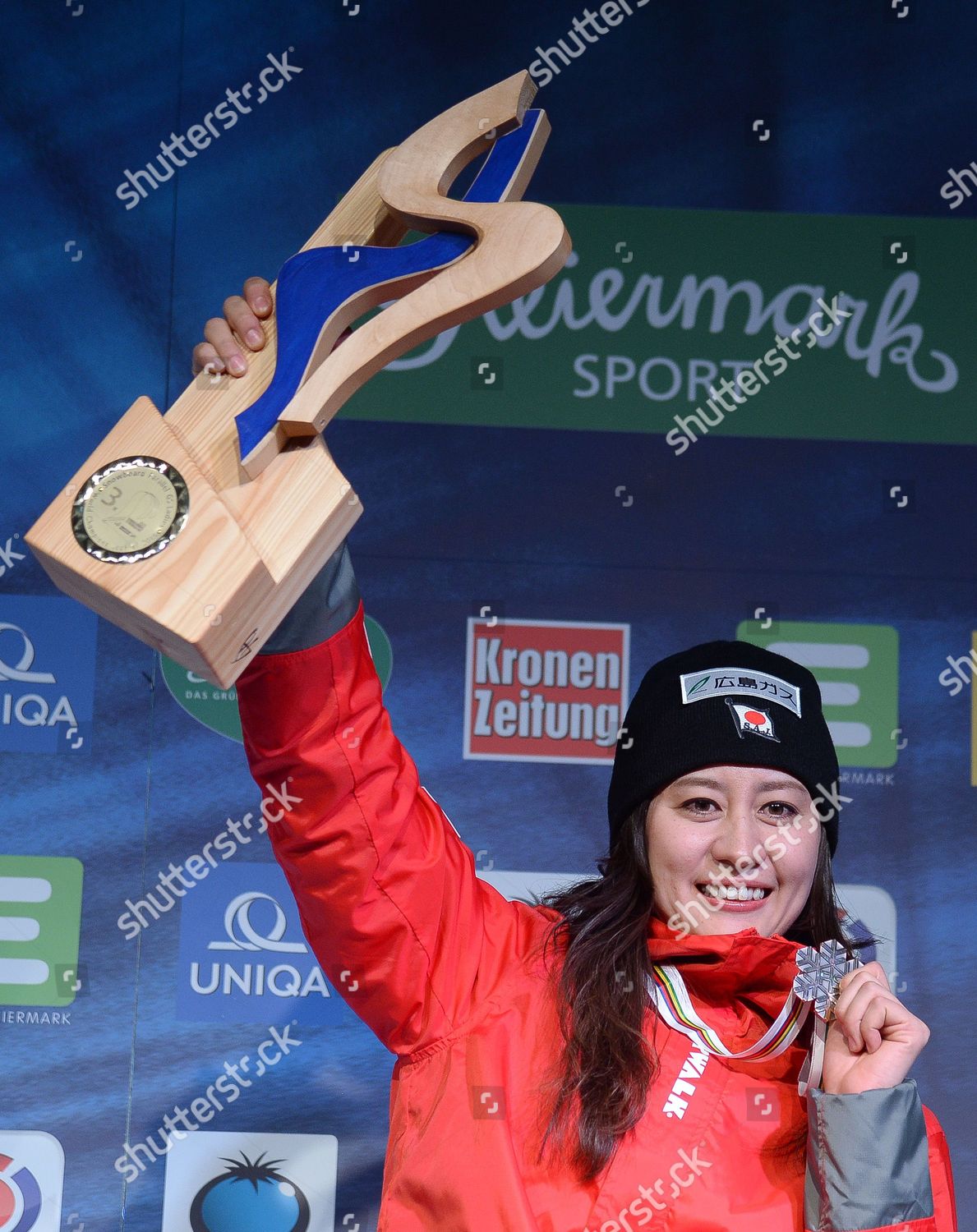 Third Placed Tomoka Takeuchi Japan Celebrates Editorial Stock Photo