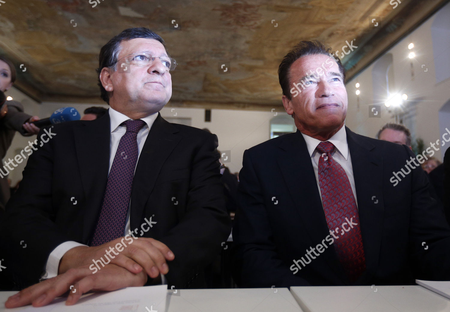 Former California Governor Actor Arnold Schwarzenegger Editorial Stock