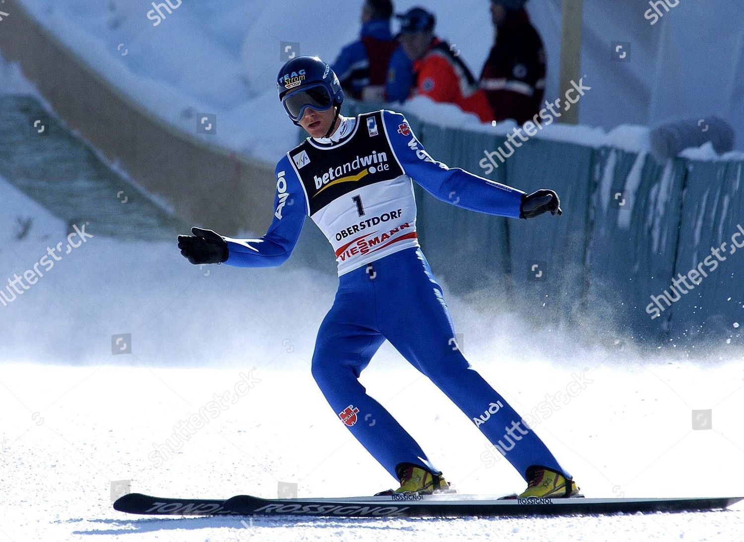 German Ronny Ackermann During Ski Jump Editorial Stock Photo - Stock 