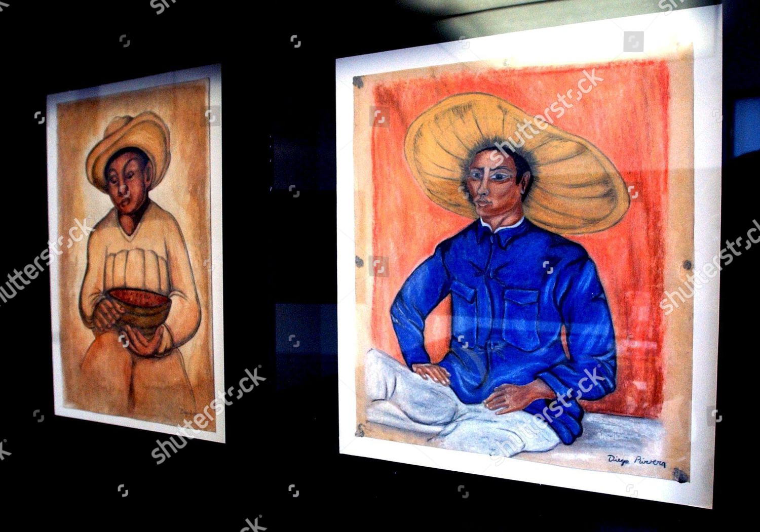 Paintings Mexican Artist Diego Rivera On Editorial Stock Photo Stock   Shutterstock 8001446a 