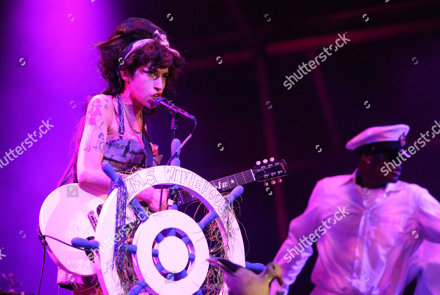Amy Winehouse On Main Stage Editorial Stock Photo Stock Image