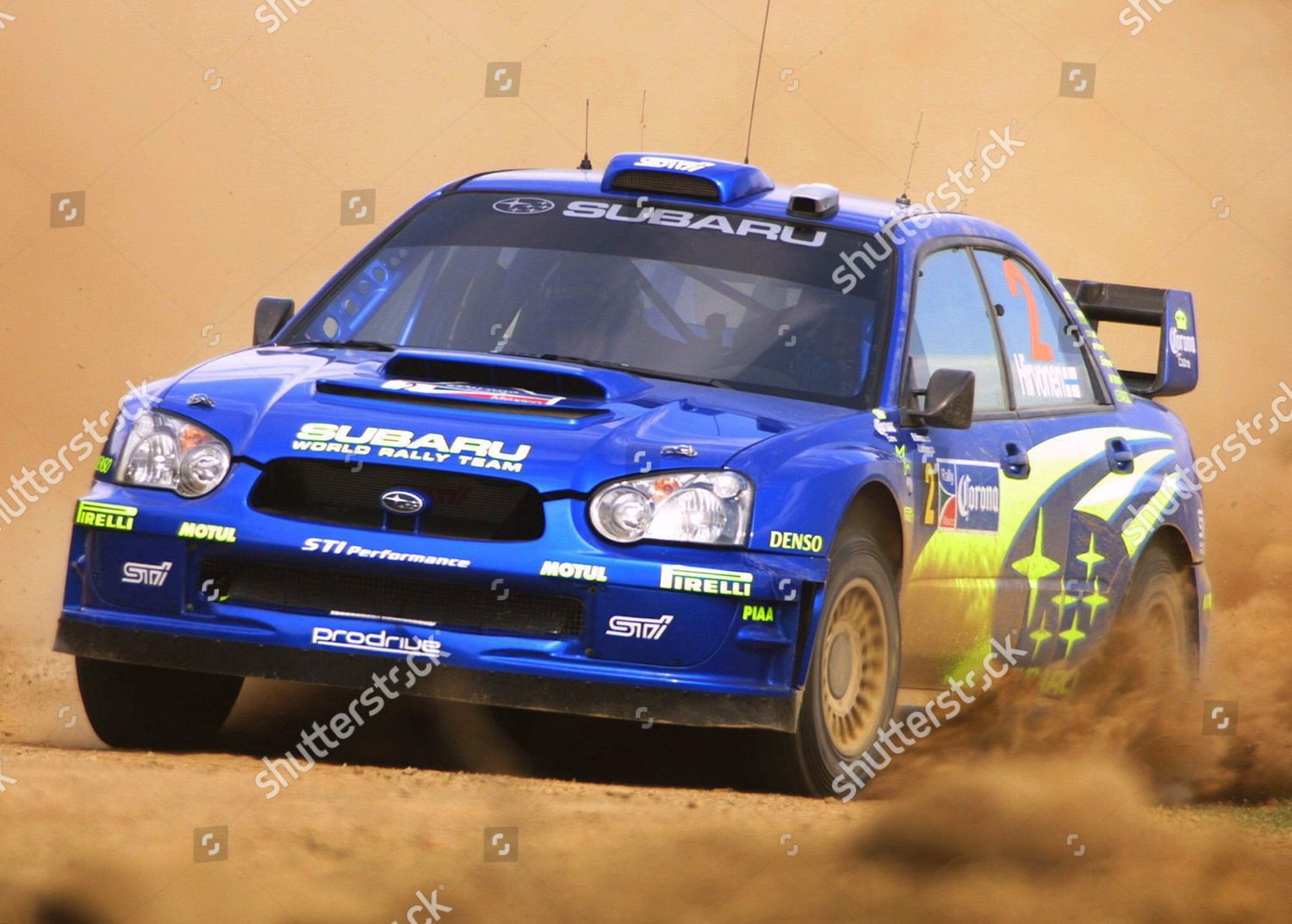 555 Subaru World Rally Team Finnish Editorial Stock Photo - Stock