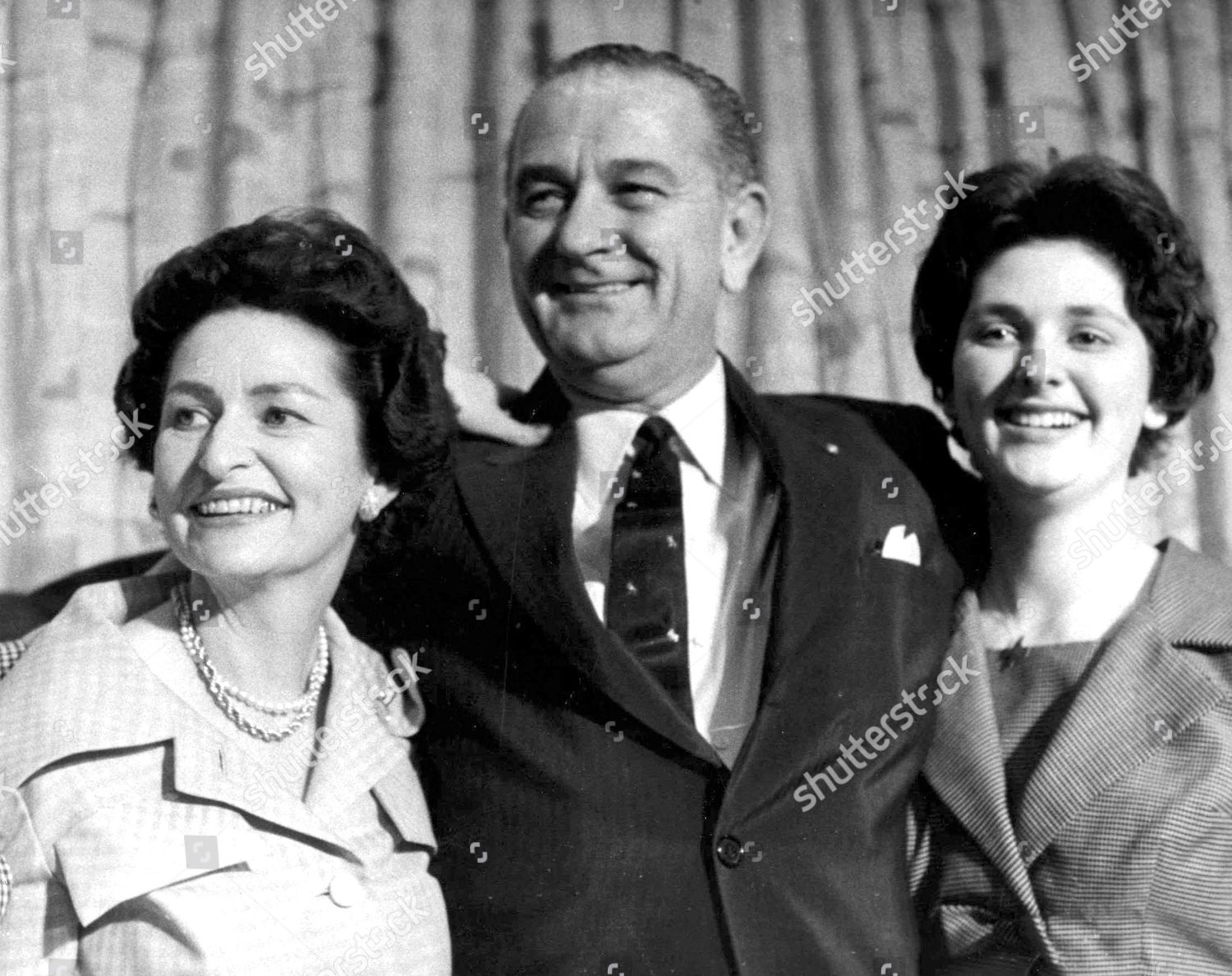 Lyndon B Johnson Wife Lady Bird Editorial Stock Photo - Stock Image ...