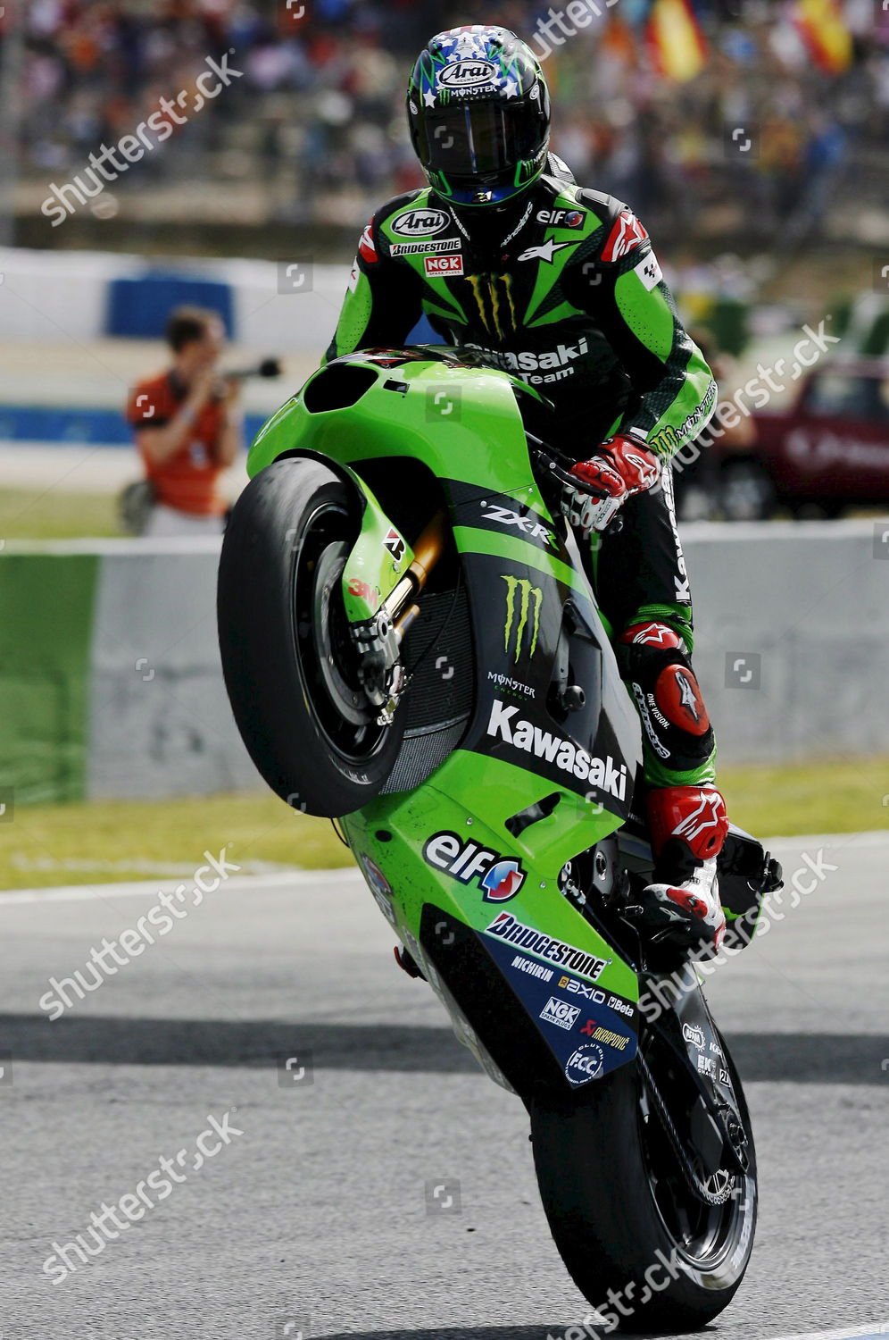 Us 125 Cc Rider John Hopkins Kawasaki Editorial Stock Photo Stock