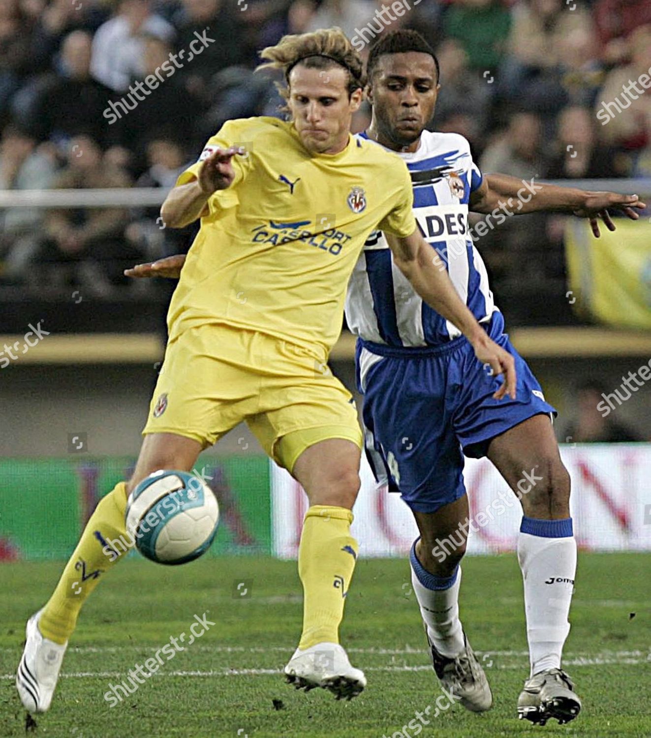 Uruguayan Player Villarreal Diego Martin Forlan Editorial Stock Photo