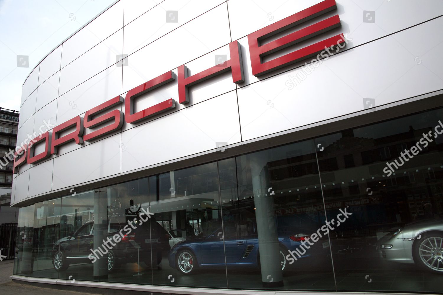 Porsche Car Dealer London Britain Editorial Stock Photo Stock Image