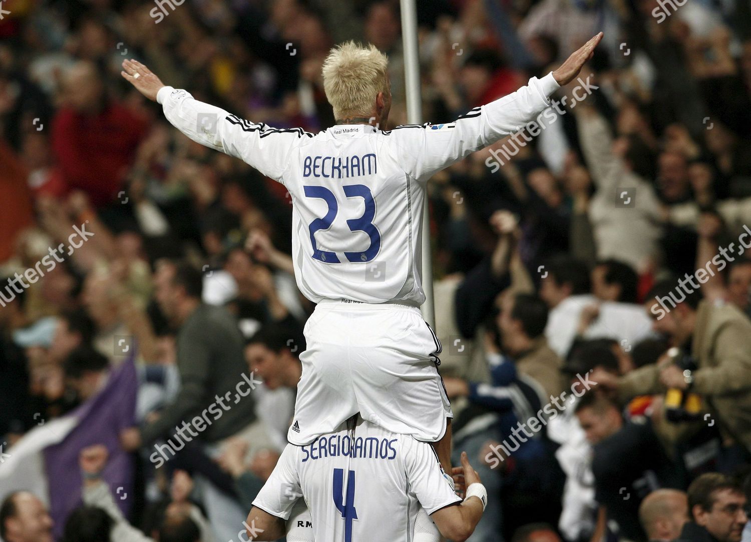 Real Madrid British Midfielder David Beckham Top Editorial Stock Photo Stock Image Shutterstock