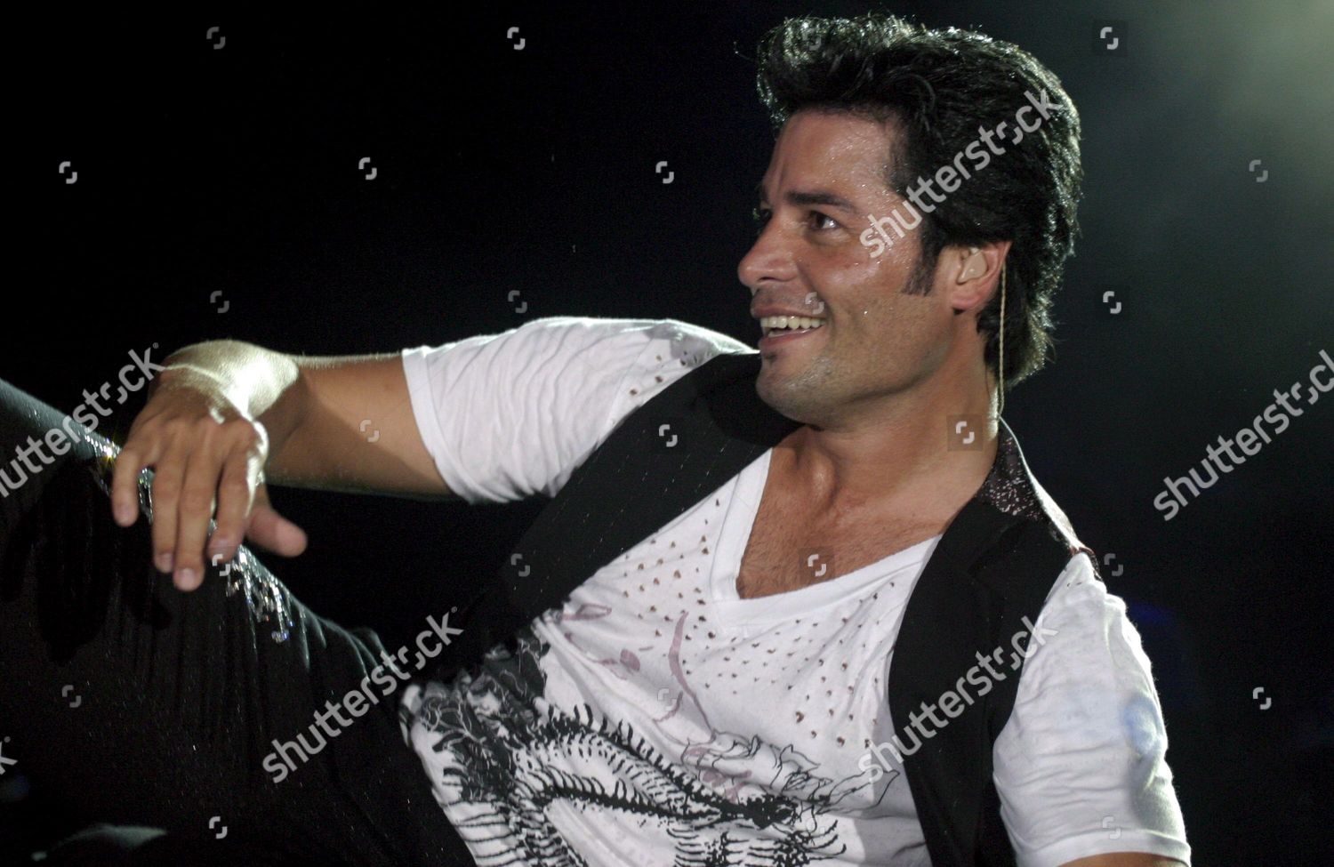 Puertorican Pop Star Chayanne Performs His Editorial Stock Photo ...