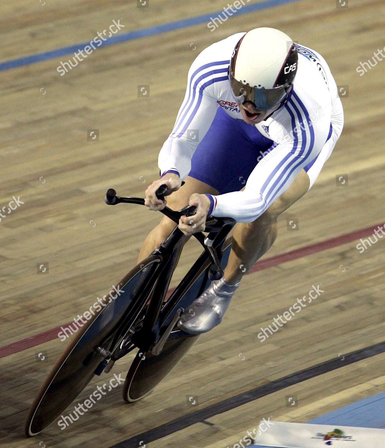 British Cyclist Chris Hoy Action Win Editorial Stock Photo - Stock ...