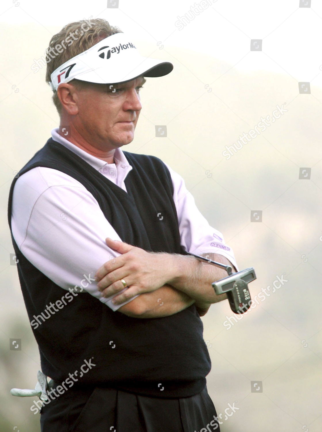 British Golf Player Paul Broadhurst Pictured Editorial Stock Photo