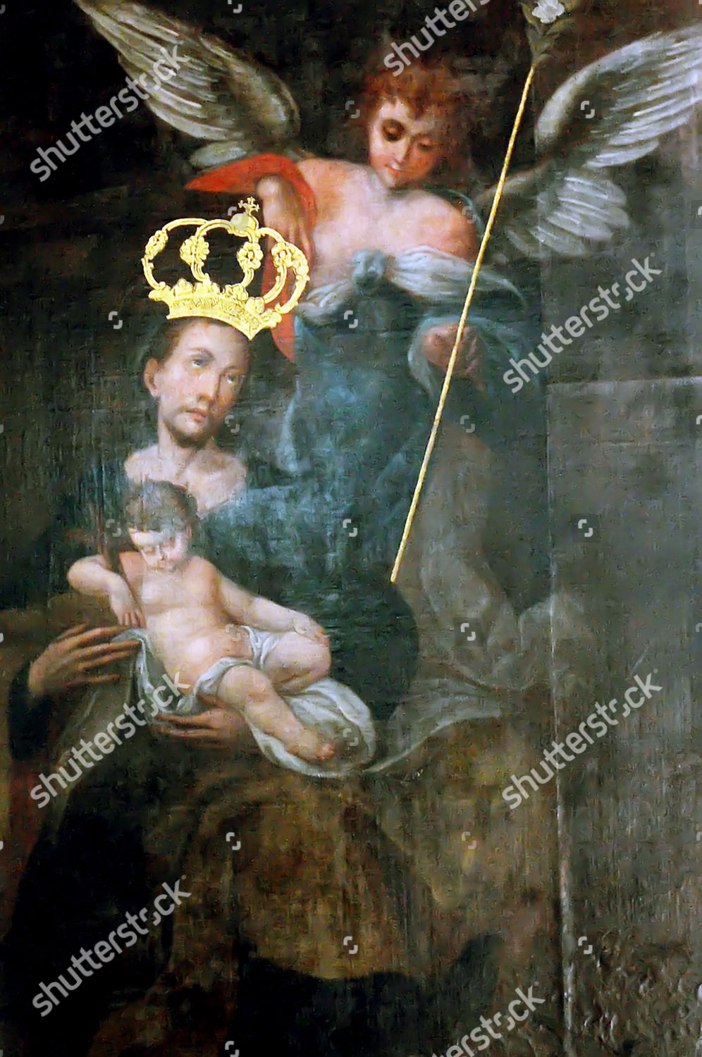 Detail Oil Painting San Jose Y Editorial Stock Photo Stock Image