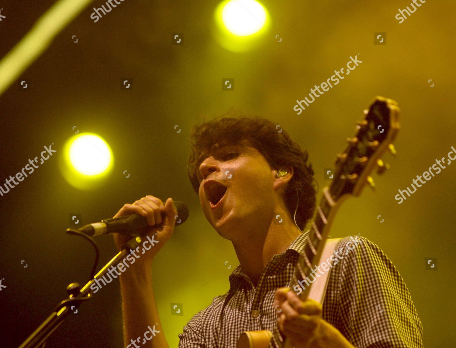 Ezra Koenig Singer Guitarist Us Band Editorial Stock Photo - Stock