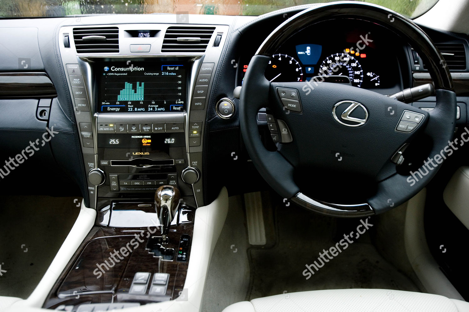 Lexus Ls 600h L Hybrid Drive Electric Editorial Stock Photo