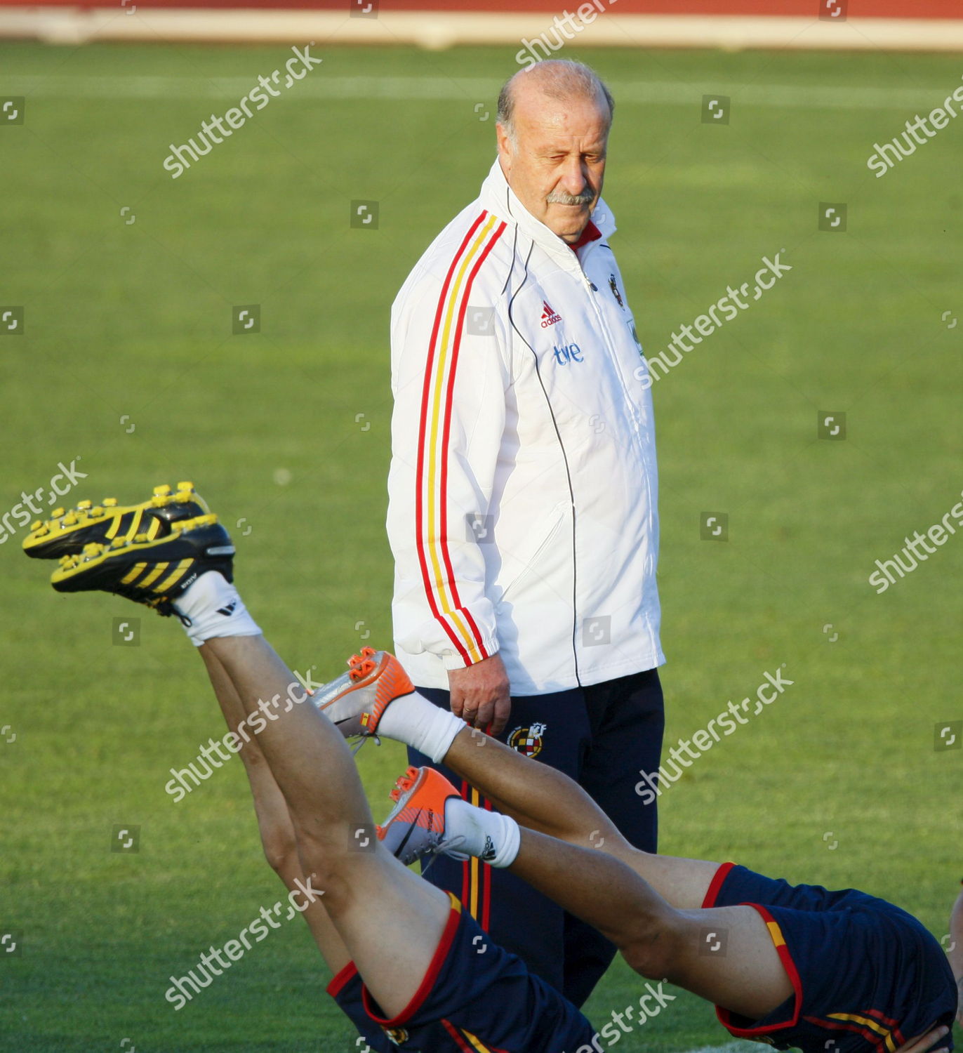 Spanish National Soccer Team Coach Vicente Editorial Stock Photo