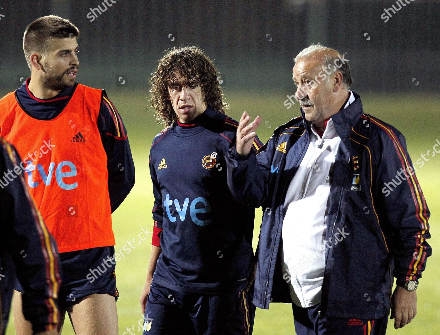 Spanish National Soccer Team Coach Vicente Editorial Stock Photo