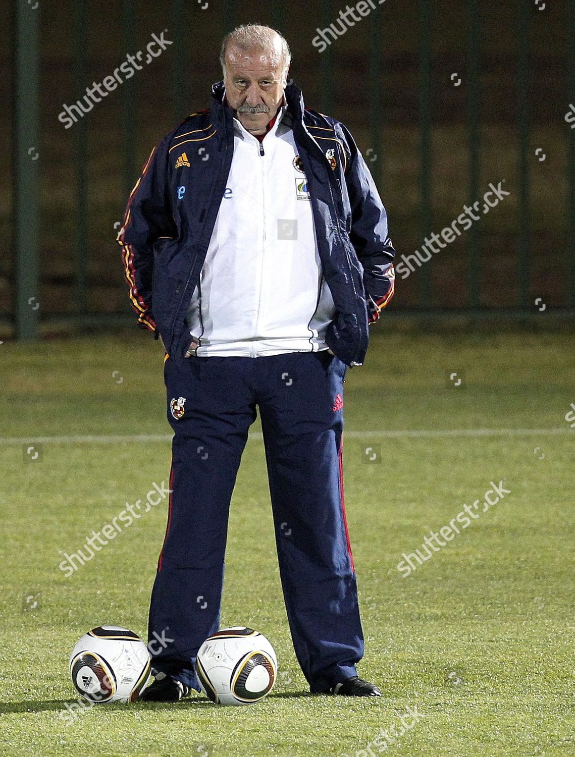 Spanish National Soccer Team Coach Vicente Editorial Stock Photo