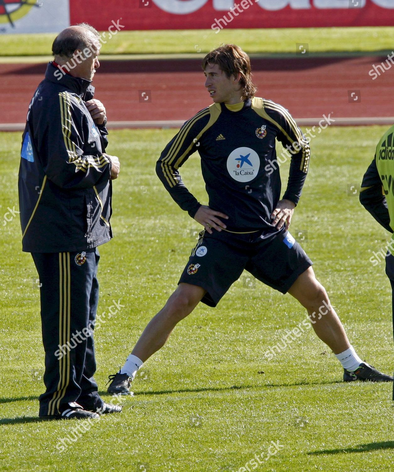 Spanish National Soccer Team Coach Vicente Editorial Stock Photo