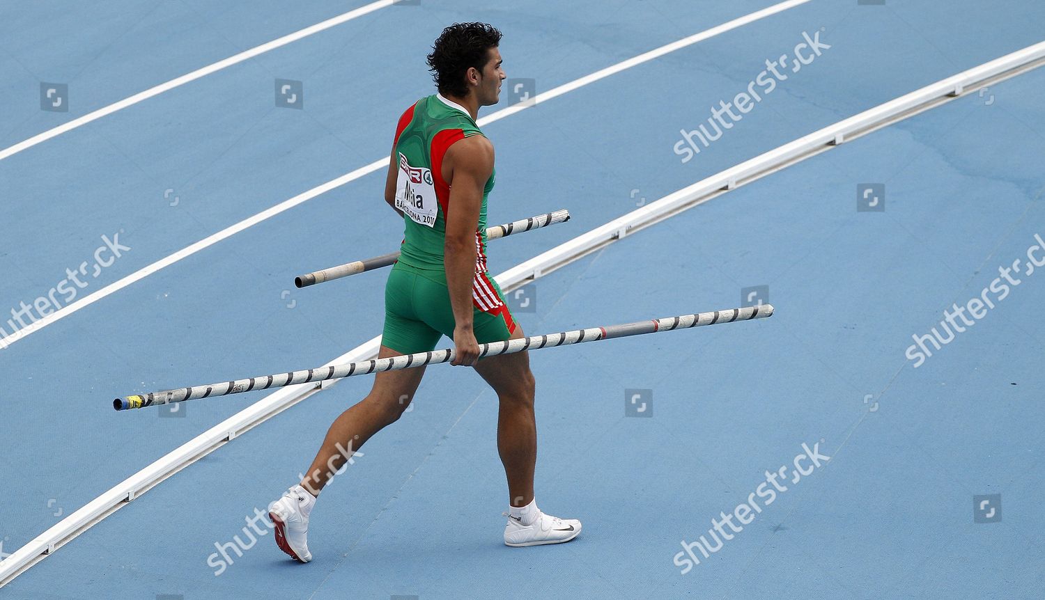 Portuguese Edi Maia Walks His Broken Editorial Stock Photo Stock