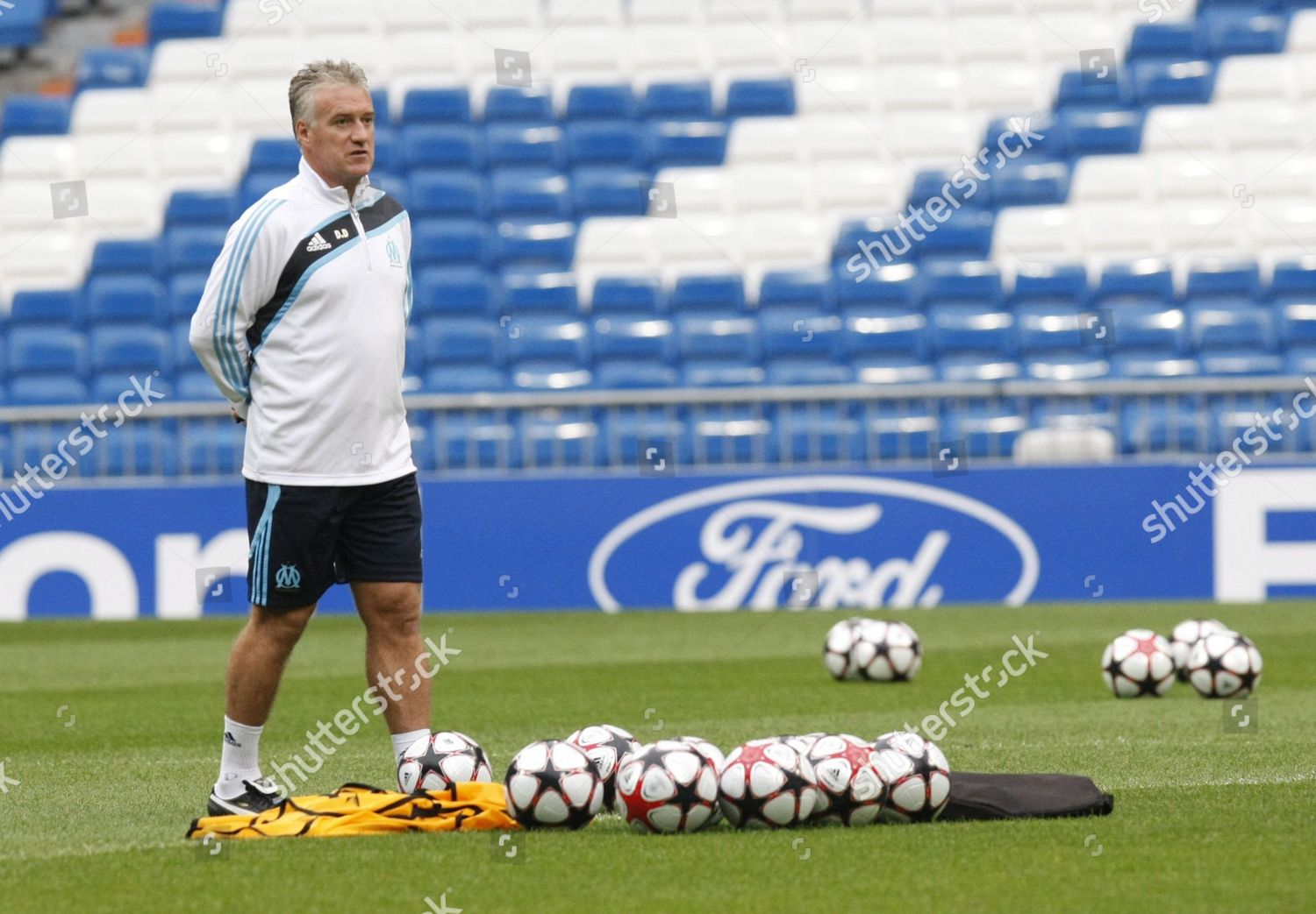 Olympique De Marseille Coach Didier Deschamps Editorial Stock Photo