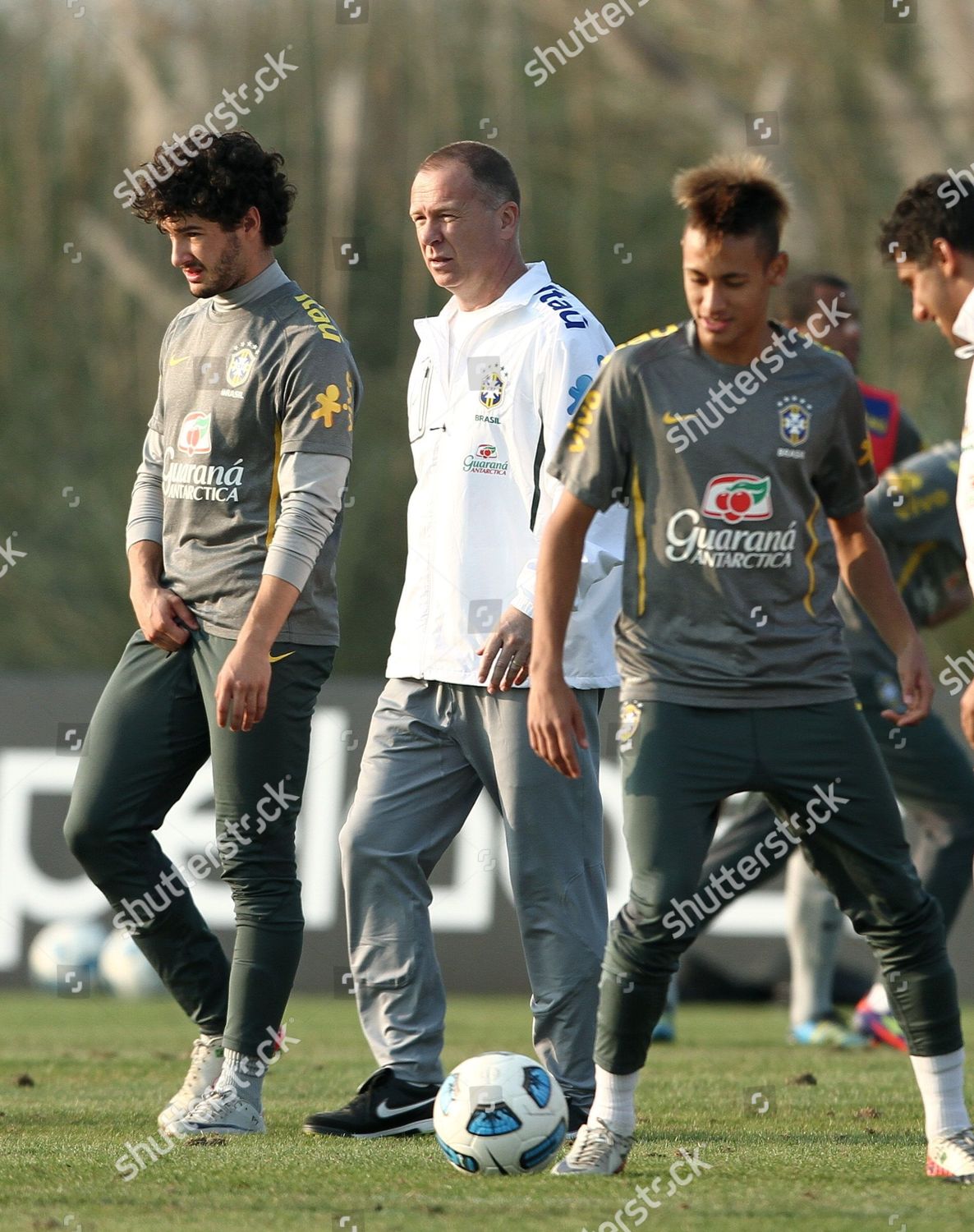 Brazilian Soccer Match Coach Mano Menezes Between Editorial Stock Photo Stock Image Shutterstock