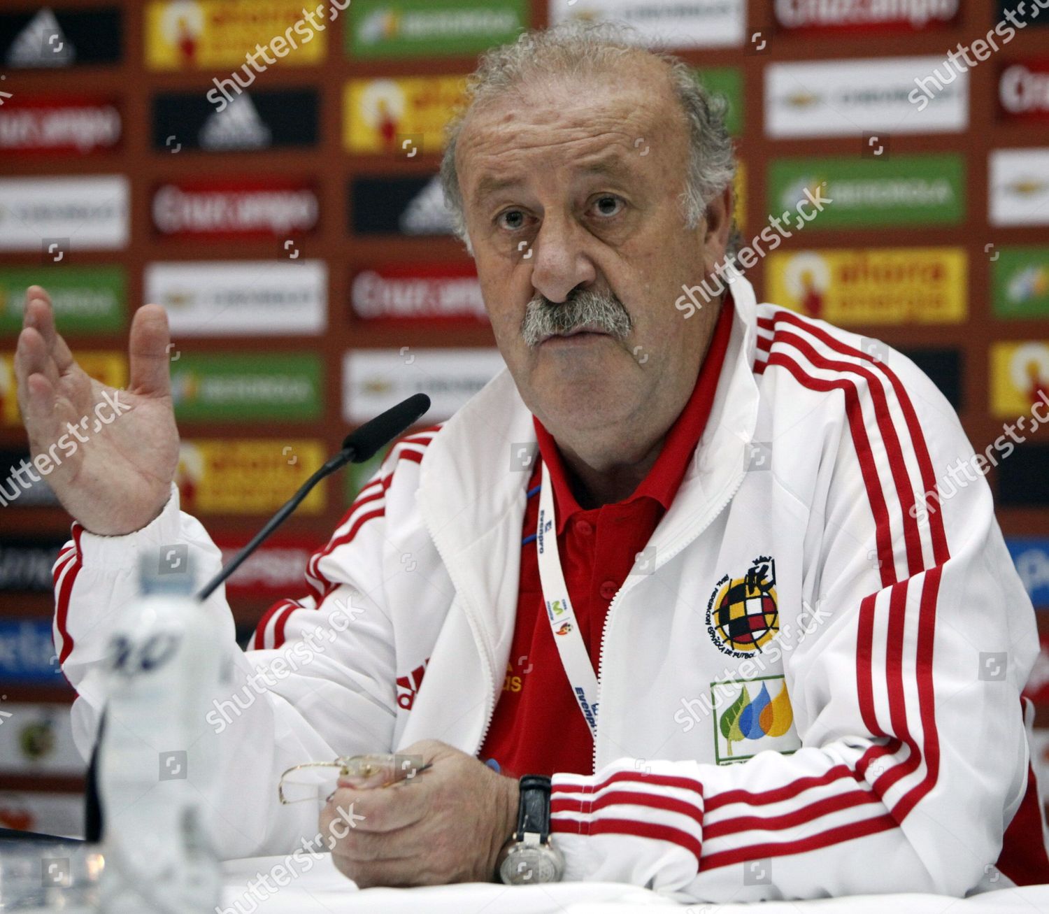 Coach Spanish National Soccer Team Vicente Editorial Stock Photo