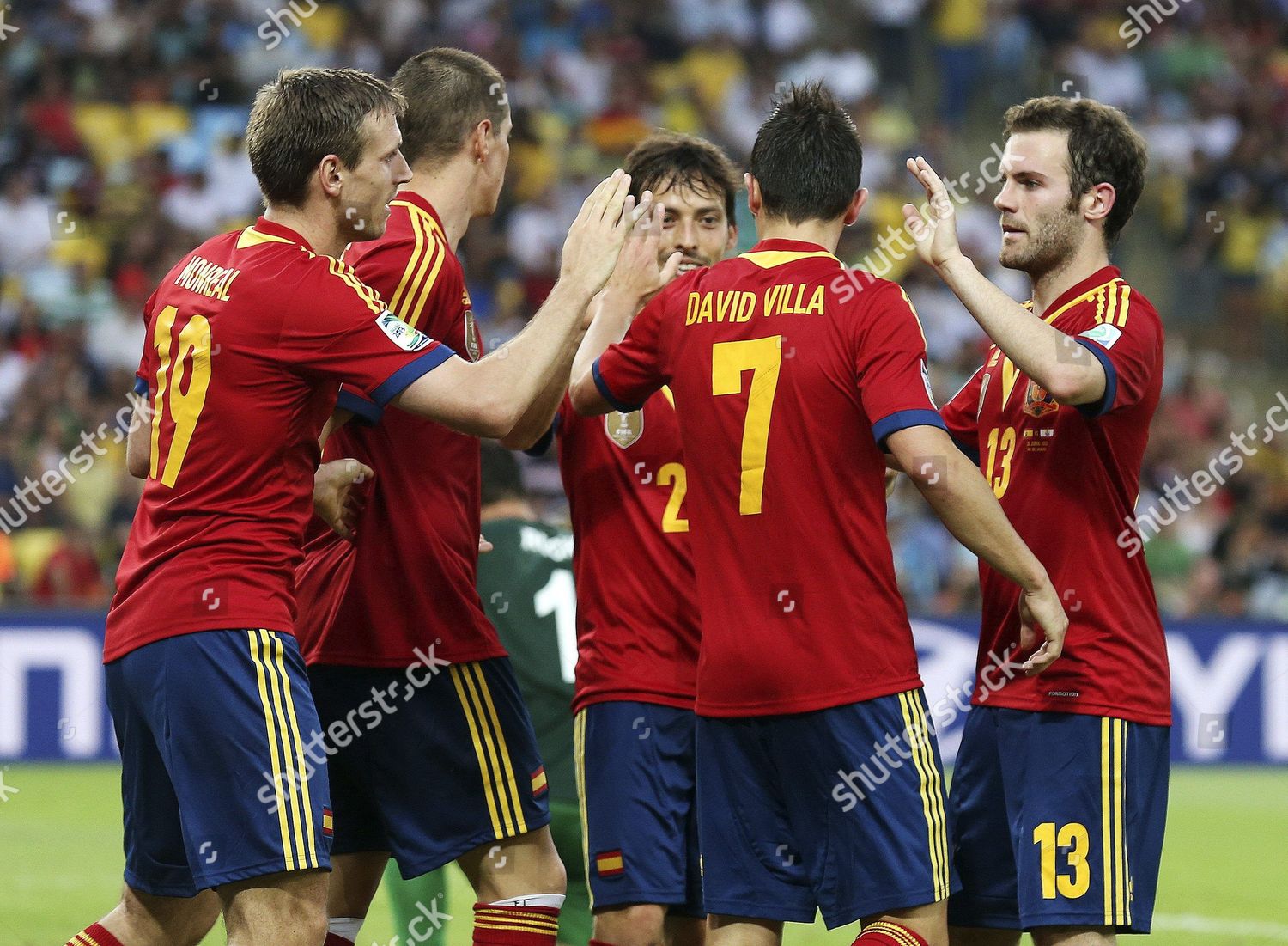 Spanish National Soccer Team Striker David Editorial Stock Photo