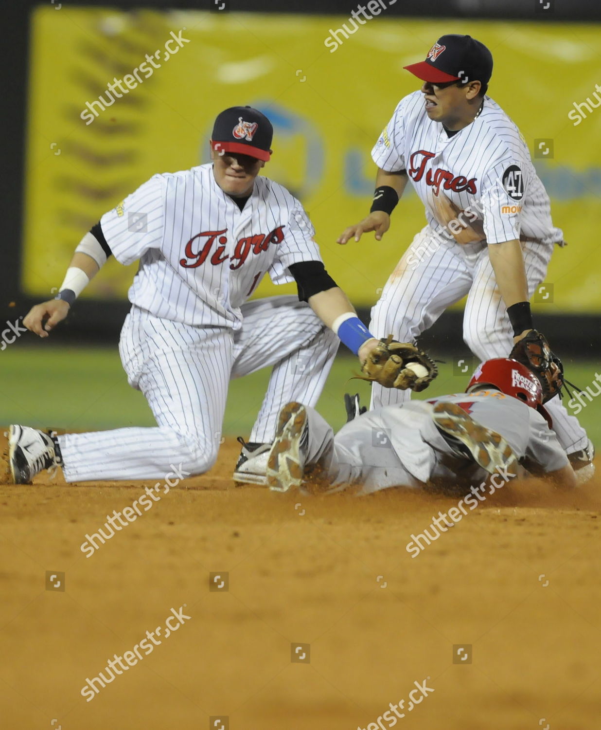 Leones Del Escogidos Andy Dirks Runs Editorial Stock Photo - Stock