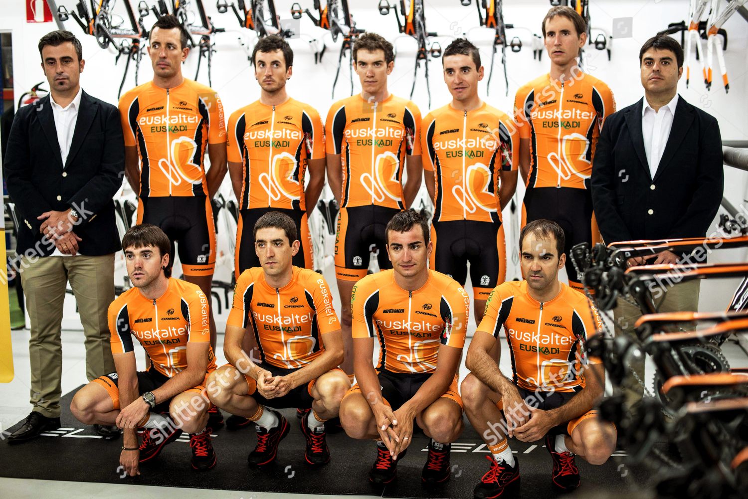 Members Spanish Cycling Team Euskaltel Euskadi Editorial Stock Photo ...