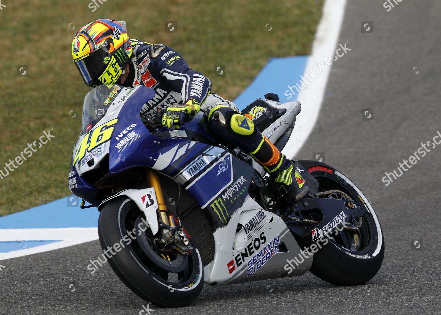 Italian Motogp Rider Yamaha Valentino Rossi Editorial Stock Photo ...