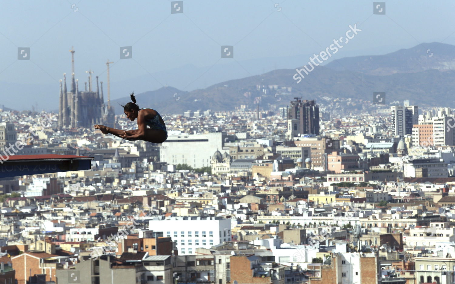 Venezuelan Diver Maria Betancourt Action During Editorial Stock Photo ...