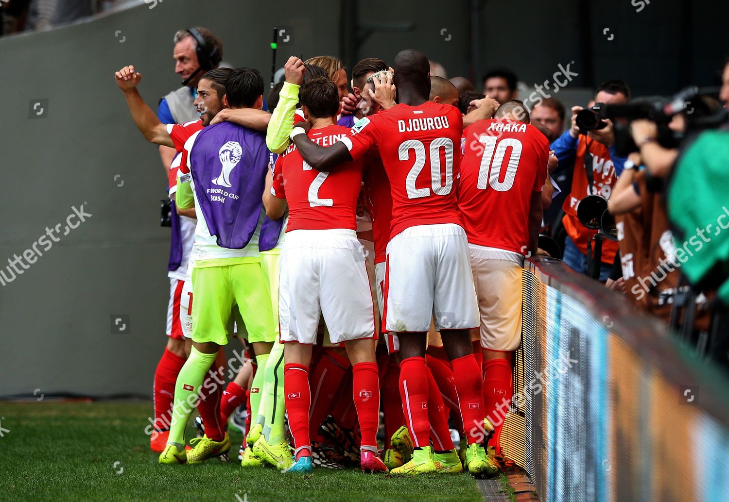 Swiss Players Celebrate Scoring 11 During Editorial Stock Photo Stock Image Shutterstock