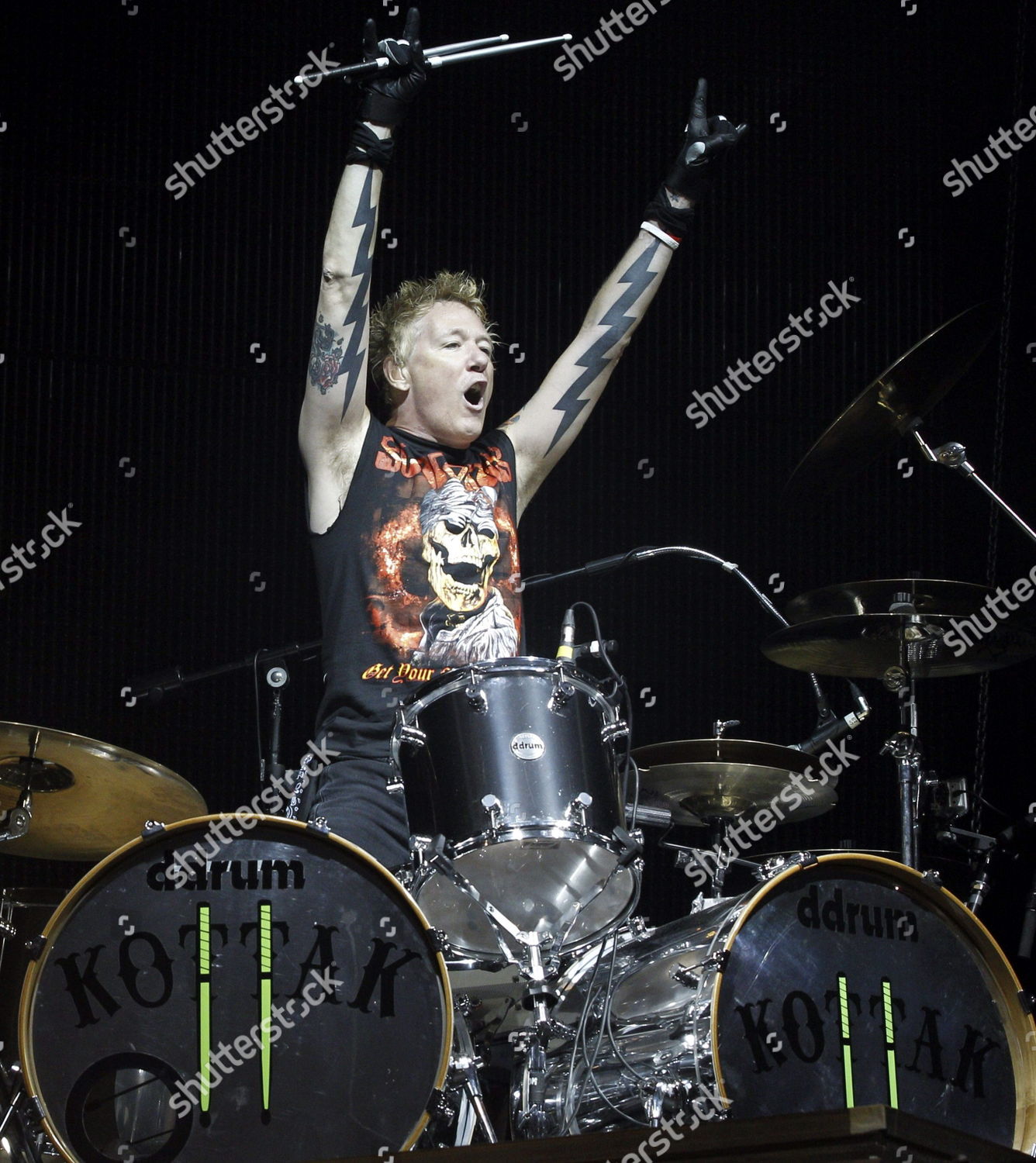 DRUMMER GERMAN HEAVY METAL BAND SCORPIONS Editorial Stock Photo Stock