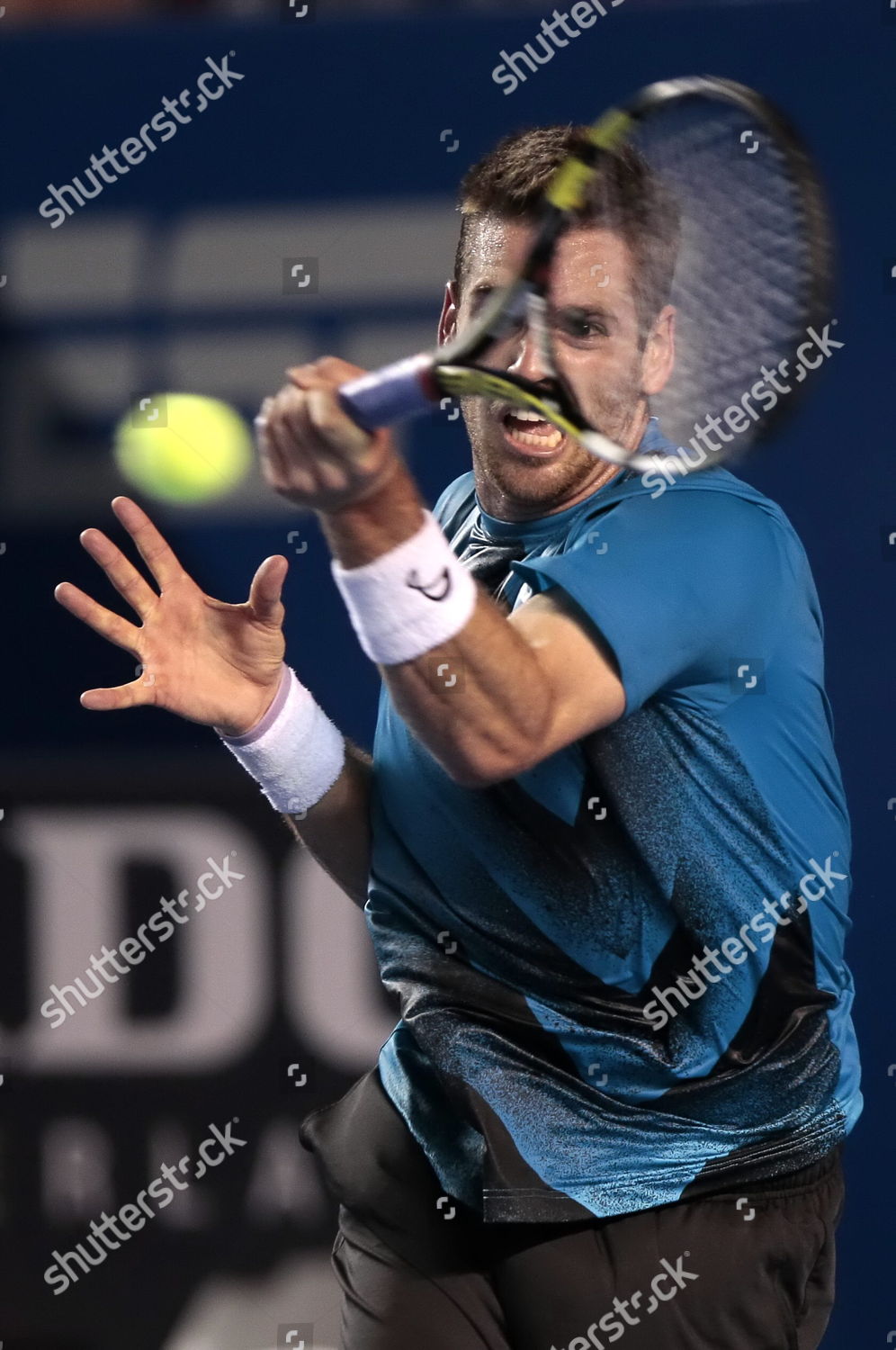 Austin Krajicek Us Action Against Colombian Editorial Stock Photo ...