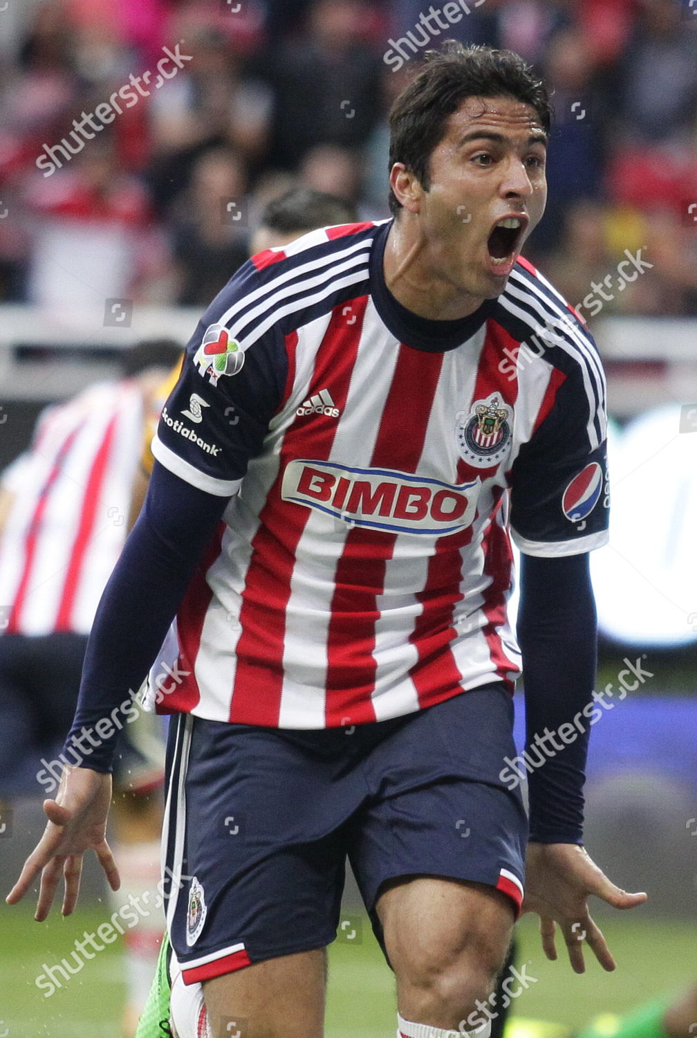 Chivas Player Aldo De Nigris Celebrates Editorial Stock Photo Stock
