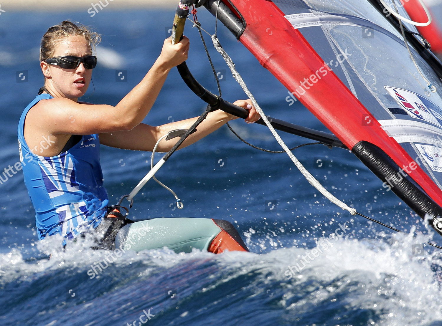 British Windsurfer Isabel Hamilton Competes Womens Editorial Stock ...