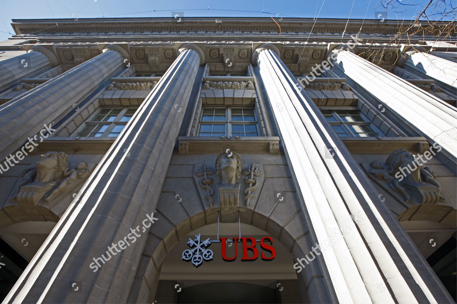 Headquarters Union Bank Switzerland Ubs Bahnhofstrasse Zurich Redaktionelles Stockfoto Stockbild Shutterstock