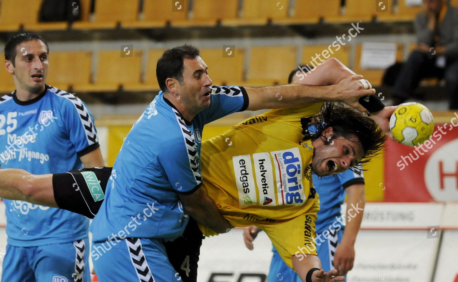 St Gallens Fabian Christ R Fights Ball Editorial Stock Photo Stock Image Shutterstock
