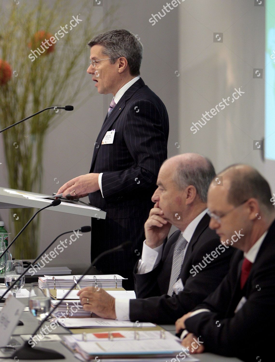 Adolf Real Ceo Liechtensteins Vp Bank Group Editorial Stock Photo