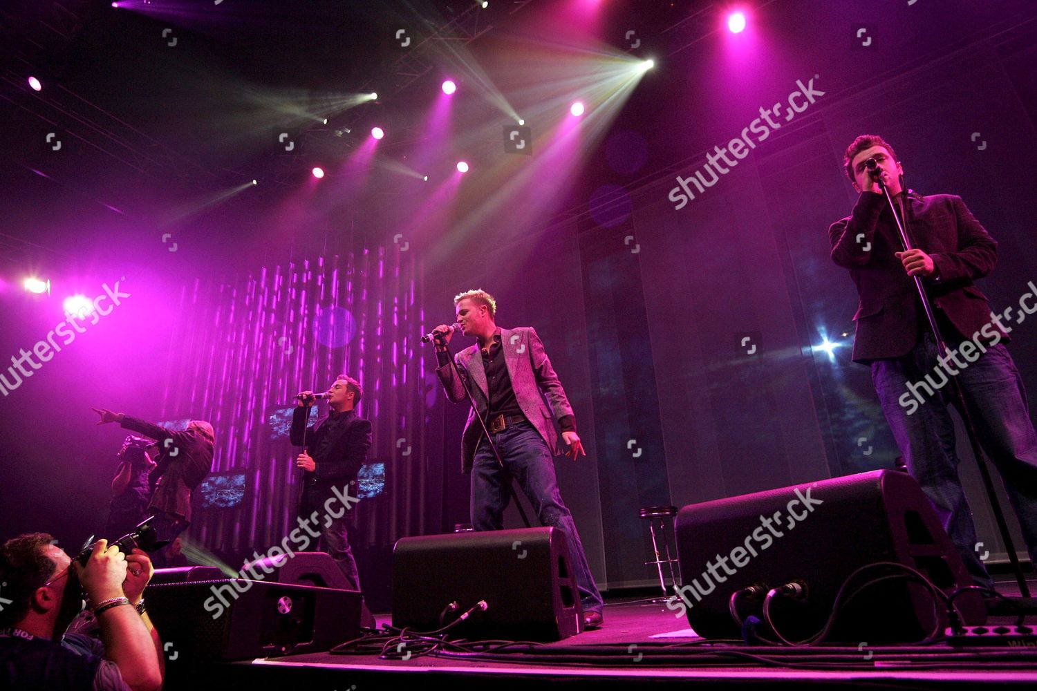 members-irish-pop-band-westlife-perform-editorial-stock-photo-stock