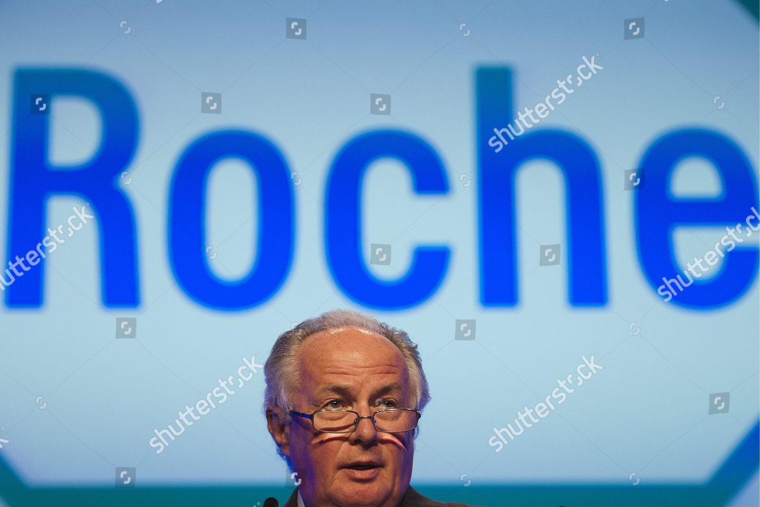 Franz B Humer Chairman Board Roche Editorial Stock Photo - Stock Image ...