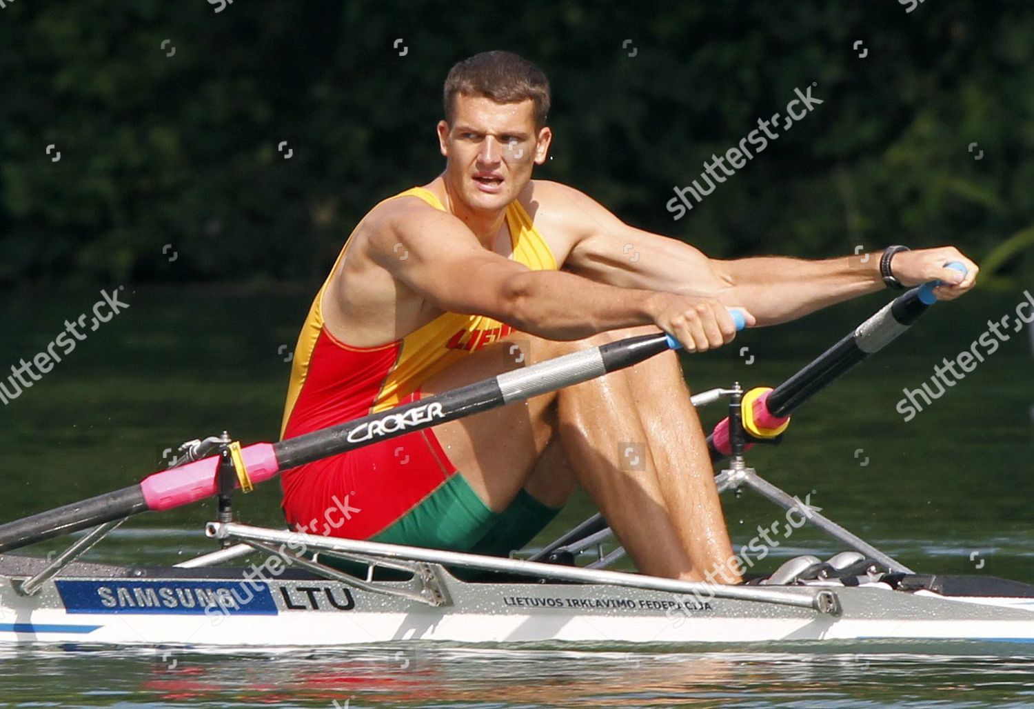 Saulius Ritter Lithuania Action During Final Editorial Stock Photo