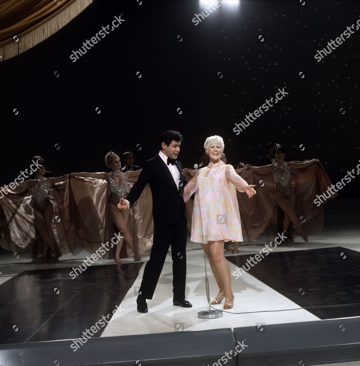 'SPOTLIGHT' - EDDIE FISHER CONNIE STEVENS Editorial Stock Photo - Stock