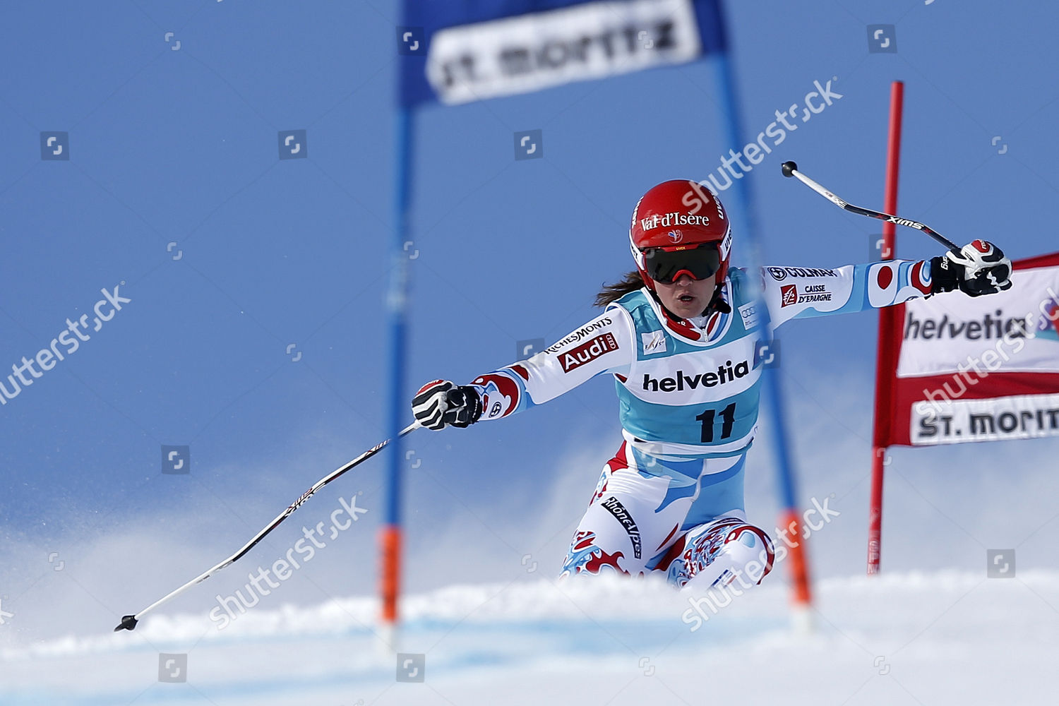 Anemone Marmottan France Speeds Down Slope Editorial Stock Photo ...