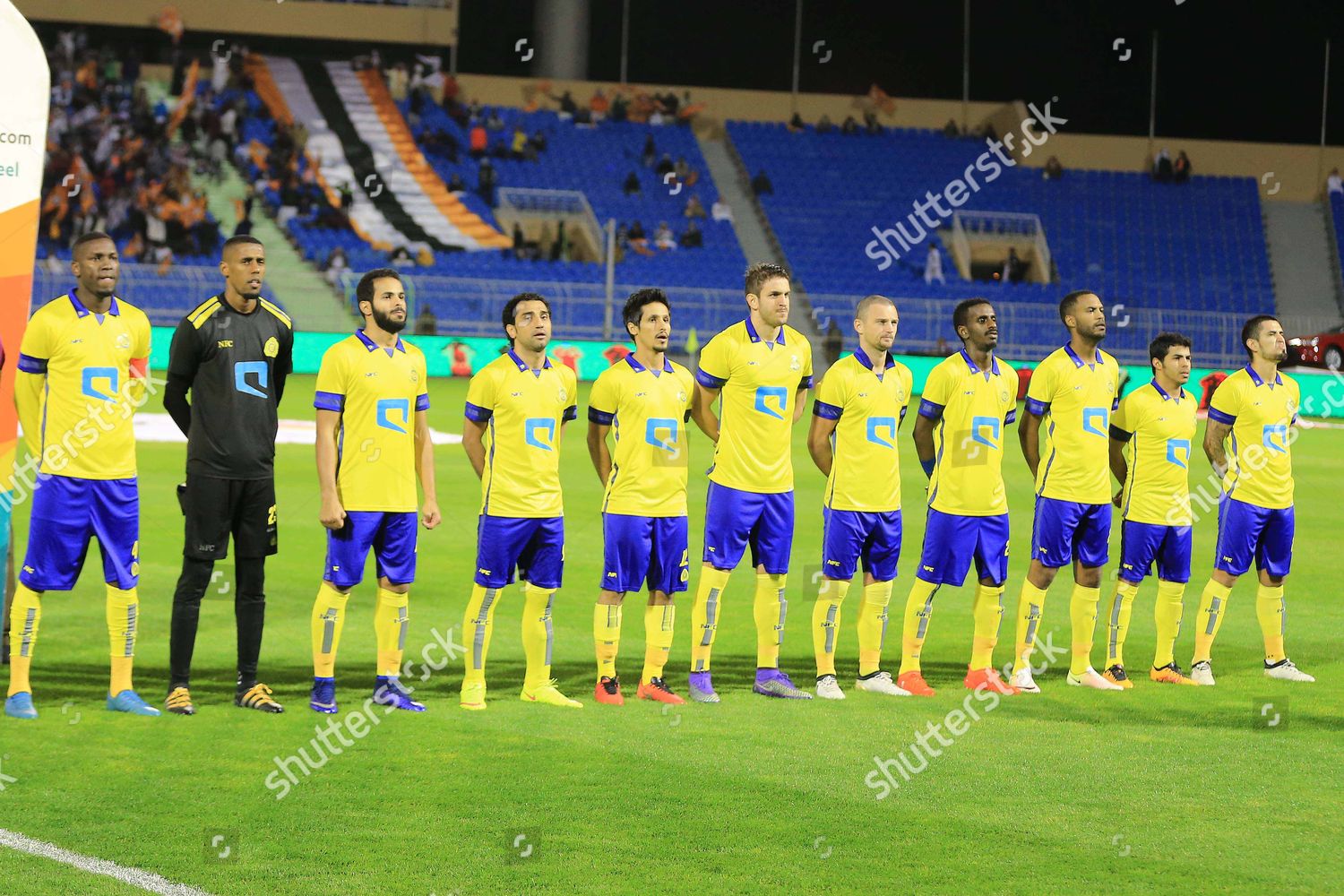 Alnassr Team Poses Prior Professional League Editorial Stock Photo ...