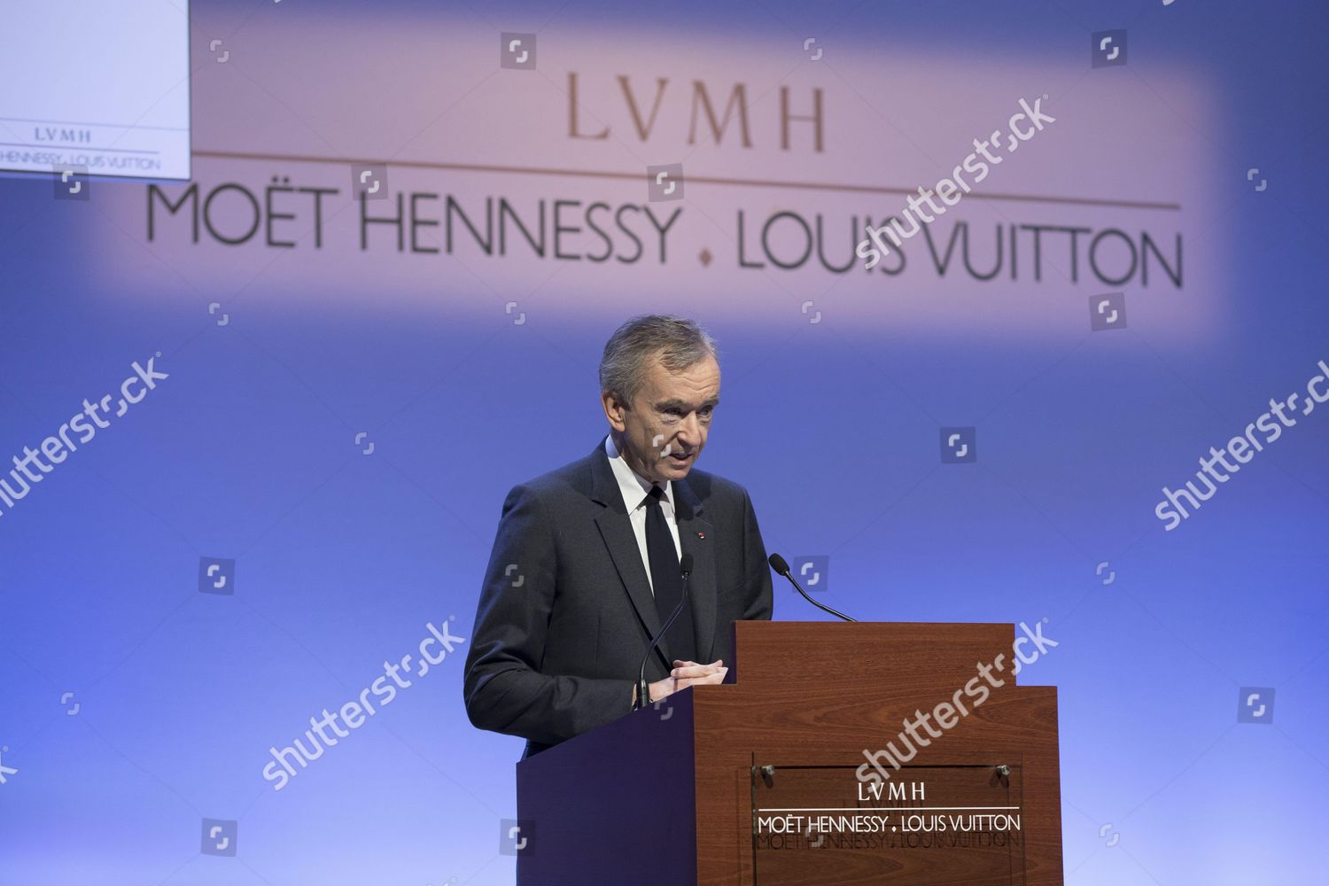 French Luxury Group Lvmh Chairman Chief Editorial Stock Photo - Stock Image