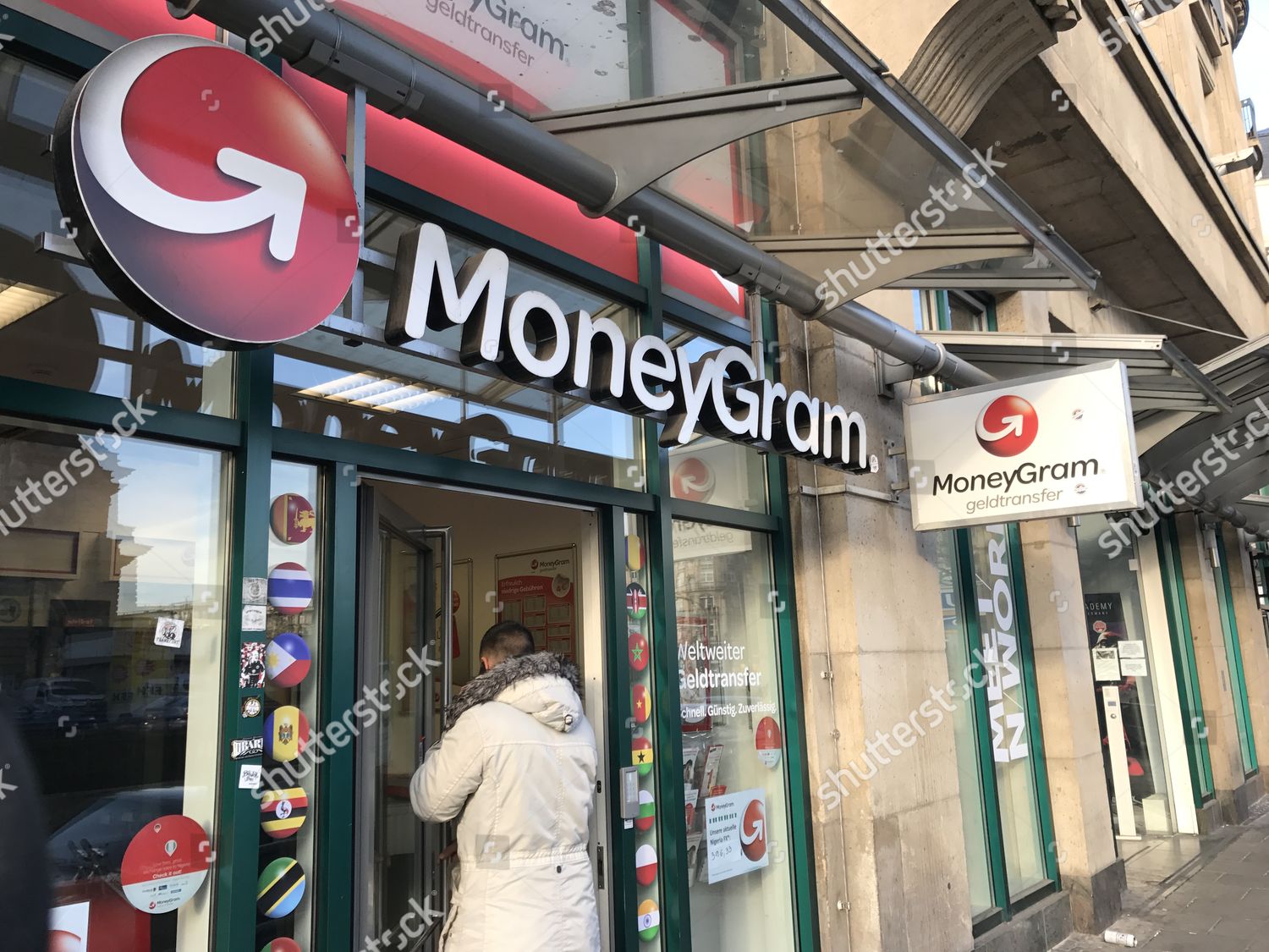 Customer Enters Moneygram International Office Frankfurt Main Editorial Stock Photo Stock Image Shutterstock